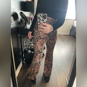Bohemian/ hippie flare pants